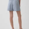 6" Linen-Blend Easy Shorts