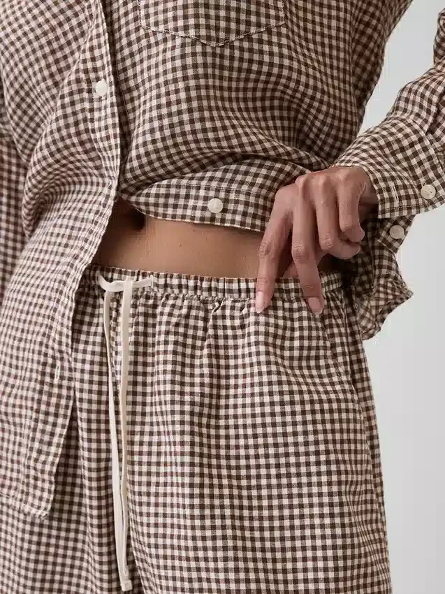 6" Linen-Blend Easy Shorts