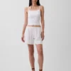 6" Linen-Blend Easy Shorts