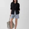 6" Linen-Blend Easy Shorts