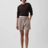 6" Linen-Blend Easy Shorts