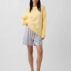 6" Linen-Blend Easy Shorts
