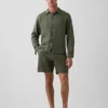 7.5" Linen-Cotton Shorts