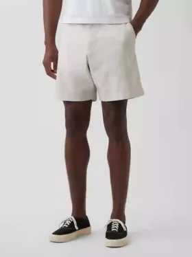 7.5″ Linen-Cotton Shorts