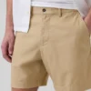 7.5" Linen-Cotton Shorts