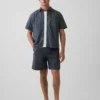 7" Poplin Relaxed Shorts