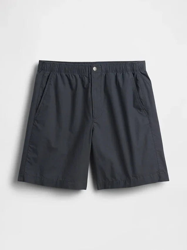 7" Poplin Relaxed Shorts