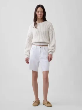 8" Mid Rise Ultrasoft Loose Bermuda Shorts