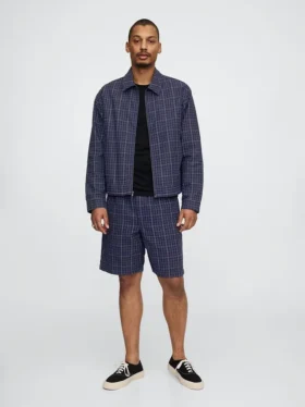 9" Linen-Cotton Easy Shorts
