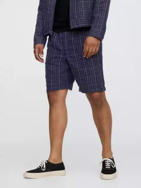 9″ Linen-Cotton Easy Shorts