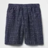 9" Linen-Cotton Easy Shorts