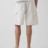 9" Loose Denim Carpenter Shorts