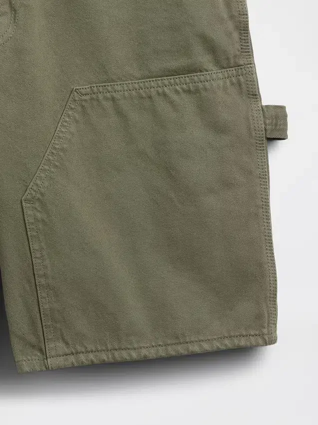9" Loose Denim Carpenter Shorts