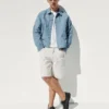 9" Loose Denim Carpenter Shorts