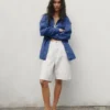 9" Loose Denim Carpenter Shorts