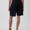 9" Low Rise Linen-Blend Trouser Shorts