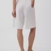 9" Low Rise Linen-Blend Trouser Shorts