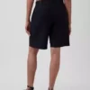 9" Low Rise Linen-Blend Trouser Shorts