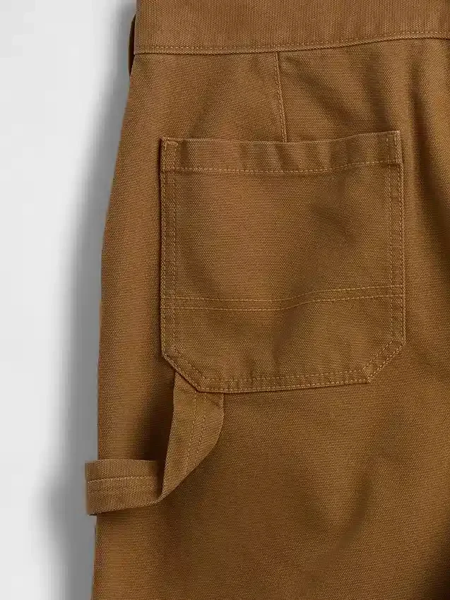 90S Loose Canvas Double-Knee Carpenter Pants