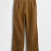 90S Loose Canvas Double-Knee Carpenter Pants