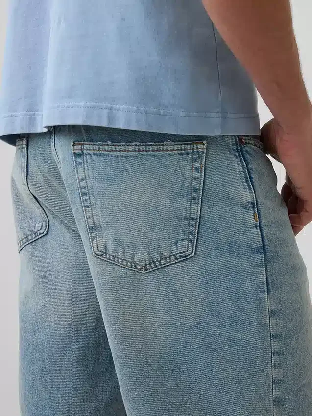 90S Loose Denim Shorts