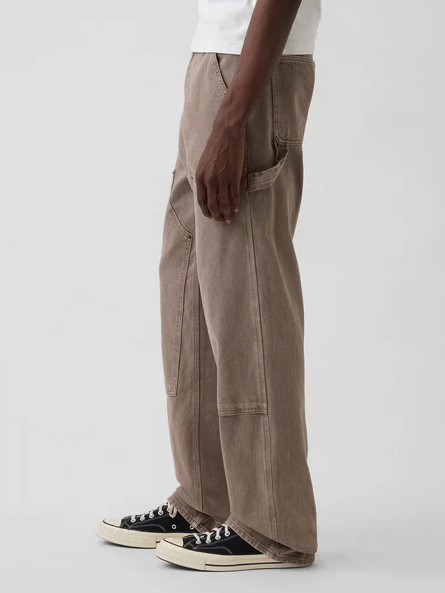 90S Loose Double-Knee Carpenter Jeans