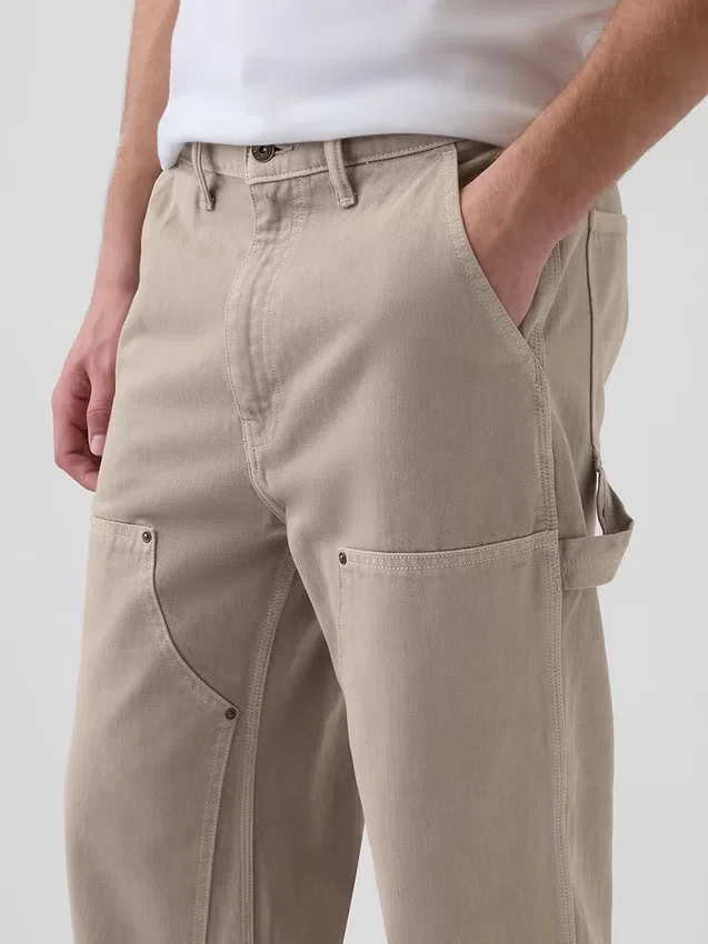 90S Loose Double-Knee Carpenter Jeans