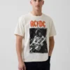 Ac/Dc Relaxed Graphic T-Shirt