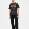 Ac/Dc Relaxed Graphic T-Shirt