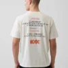 Ac/Dc Relaxed Graphic T-Shirt