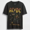 Ac/Dc Relaxed Graphic T-Shirt