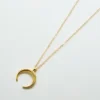 Admiral Row Gold Crescent Moon Necklace