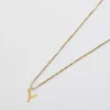 Admiral Row Gold Dainty Initial Necklace