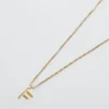 Admiral Row Gold Dainty Initial Necklace