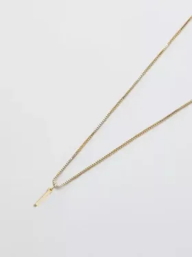 Admiral Row Gold Dainty Initial Necklace