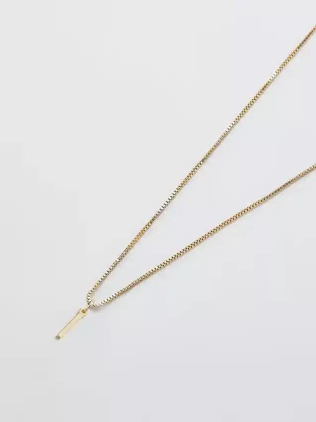 Admiral Row Gold Dainty Initial Necklace