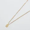 Admiral Row Gold Dainty Initial Necklace