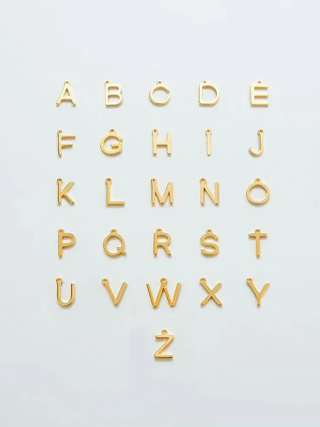 Admiral Row Gold Dainty Initial Necklace