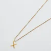 Admiral Row Gold Dainty Initial Necklace