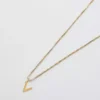 Admiral Row Gold Dainty Initial Necklace