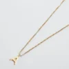 Admiral Row Gold Dainty Initial Necklace