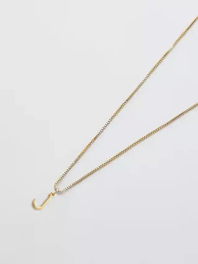 Admiral Row Gold Dainty Initial Necklace