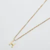 Admiral Row Gold Dainty Initial Necklace