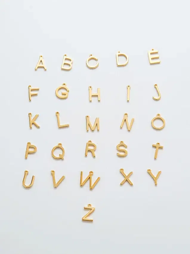 Admiral Row Gold Dainty Initial Necklace