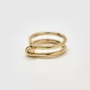 Admiral Row Gold Double Knot Ring