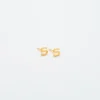 Admiral Row Gold Initial Earrings