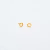 Admiral Row Gold Initial Earrings