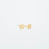 Admiral Row Gold Initial Earrings