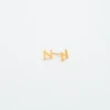 Admiral Row Gold Initial Earrings