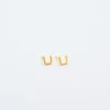 Admiral Row Gold Initial Earrings